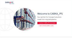 Desktop Screenshot of cabka-ips.com