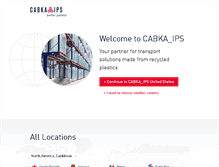 Tablet Screenshot of cabka-ips.com